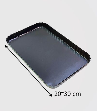 قالب تارت مستطیل کف جدا 20 در 30