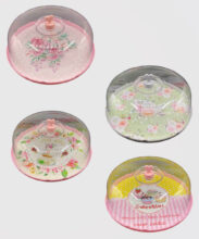 ظرف کیک پلاستیکی پایه دار 30 سانت