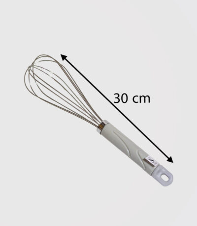 همزن استیل دسته پلاستیکی 30 سانت