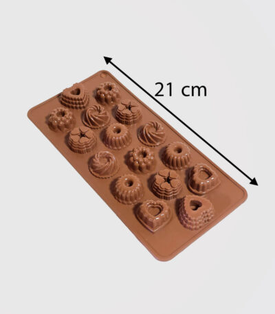 قالب سیلیکونی شکلات میکس شیفون دار
