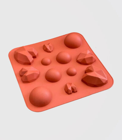 قالب سیلیکونی 16 خانه قلب و دایره میکس