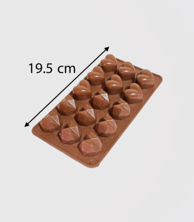 قالب سیلیکونی قلب شکلاتی 2 طرح