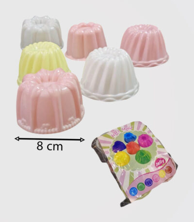 قالب ژله پلاستیکی 6 عددی