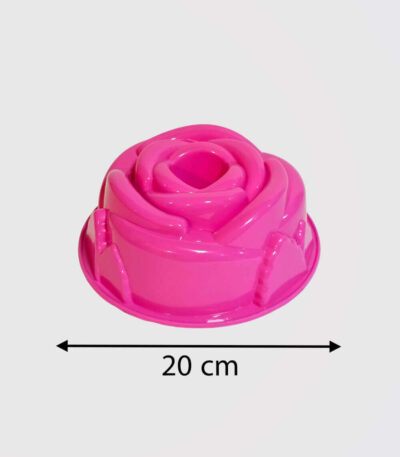 قالب ژله پلاستیکی شیفون رز