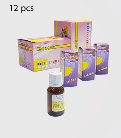 رنگ قطره ای خط زرد