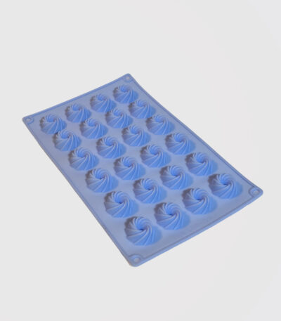 قالب سیلیکونی پیچ 24 خانه حلوایی