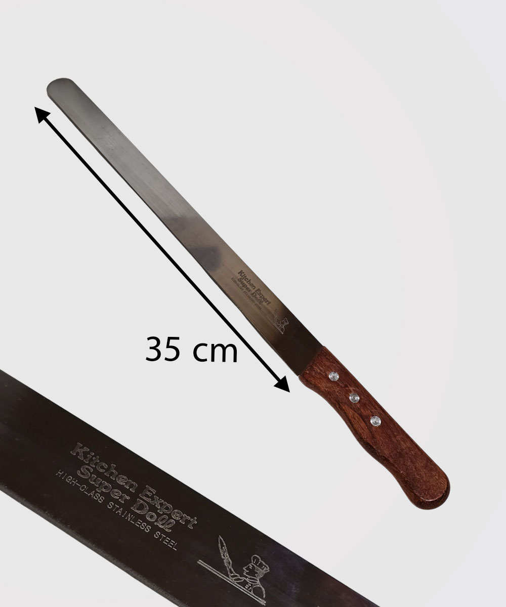 چاقو صاف 35 سانت دسته چوبی چاقو صاف 35 سانت دسته چوبی