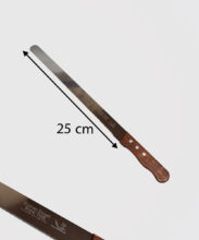 چاقو دنده ریز 25 سانت دسته چوبی