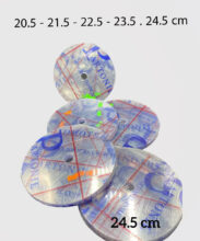 پلکسی گرد از سایز 20 تا 24 سانت