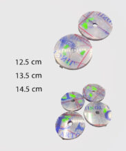 پلکسی گرد سایز 12 تا 14 سانت