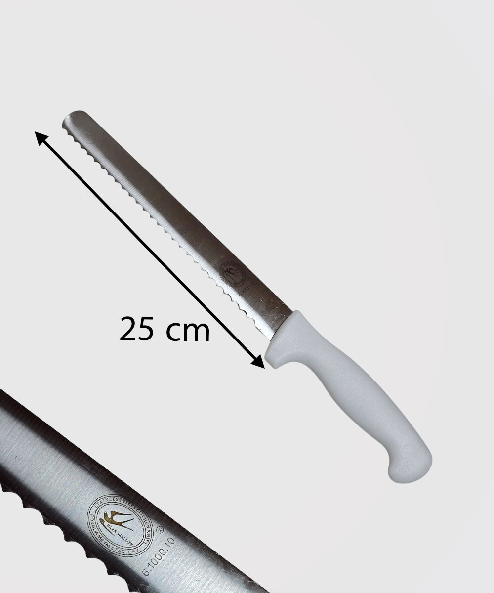 چاقو دنده درشت 25 سانت طرح پرستو چاقو دنده درشت 25 سانت طرح پرستو