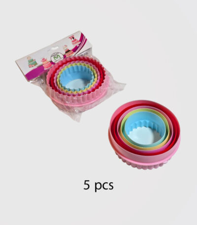 کاتر فشاری 5 سایز گرد دو طرفه