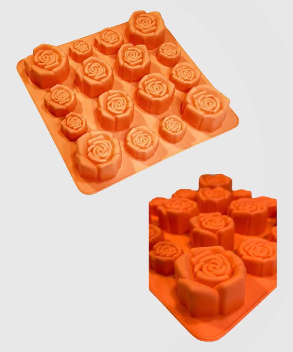 قالب سیلیکونی رز مارگاریتا 16 خانه میکس قالب سیلیکونی رز مارگاریتا 16 خانه میکس