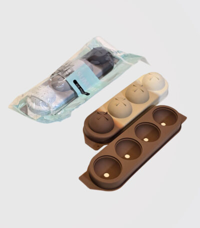 قالب سیلیکونی 4 خانه گرد یخ و بستنی