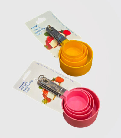 پیمانه 4 سایز دسته استیل