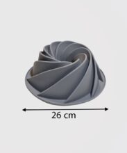 قالب سیلیکون شیفون پیچی بزرگ