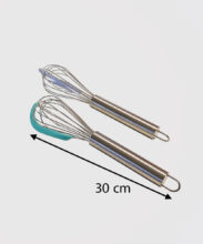 همزن 30 سانت استیل تیغه سیلیکونی